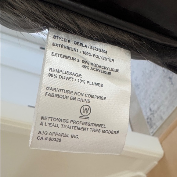 SOSKEN Marisa Minicucci Geela Fur & Puffer Jacket | Size 2 (US M) - Picture 5 of 7
